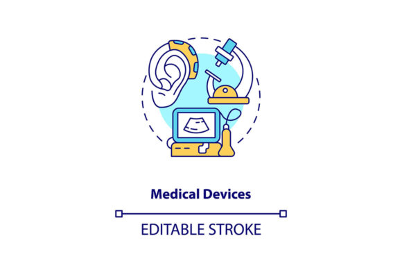 Medical Devices Concept Icon Graphics and Icons