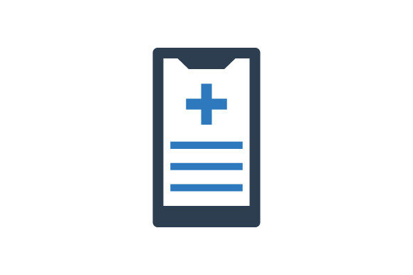 Medical Mobile App Icon - Healthcare Graphics