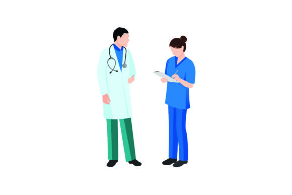 Nurse Alk with Doctor