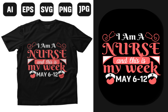 Nurse Week Quotes T Shirt Design Graphics