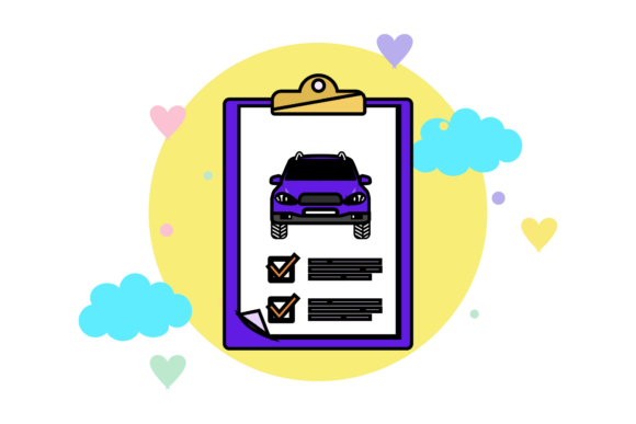 Test Medical Car Circle Cloud Graphics
